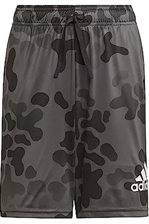 adidas Jungen B Camo SHO D2m Shorts, Schwarz/Grisei/Weiß, 8 años