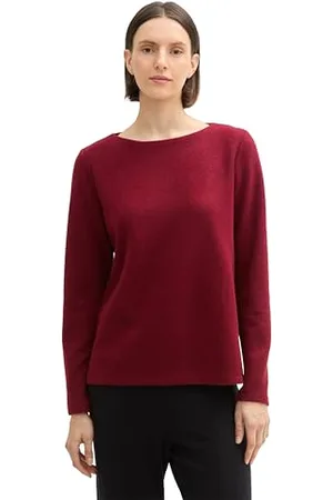 TOM TAILOR Damen RIPP Sweatshirt mit Knöpfen, , XS