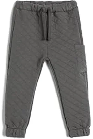 Koton Babyboy Jogger Quilted Sweatpants Drawstring Pocket Detail Cotton