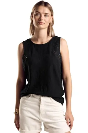 Street one Damen A321751 Struktur-Top, Black, 38