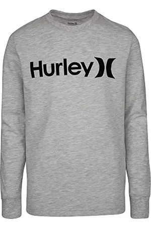 Hurley Jungen Hrlb One& Only Boys Ls Tee T-Shirt, , 10 Años
