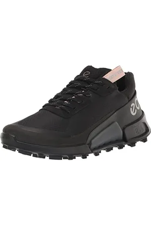 Ecco Damen Biom 2.1 X CTRY W Low GTX Running Shoe, Black/Dark Shadow, 41 EU