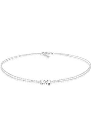 Elli Halskette Damen Choker Infinity Unendlichkeit Trend in 925 Sterling