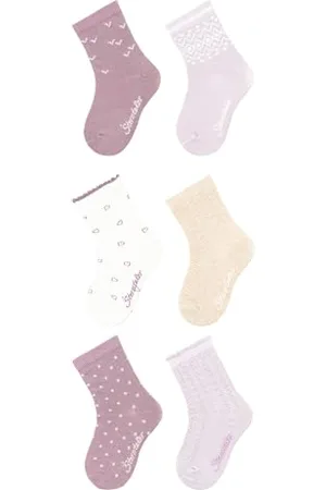 Sterntaler Mädchen Socken 6er Pack Herzen, , 18 EU