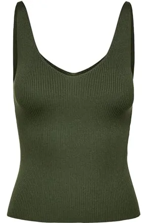 JDY Damen NANNA S/L TOP KNT NOOS Trägershirt/Cami Shirt, , XS