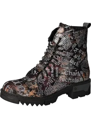 2Go Damen 8063-501 Stiefelette, schwarz/Multi, 36 EU