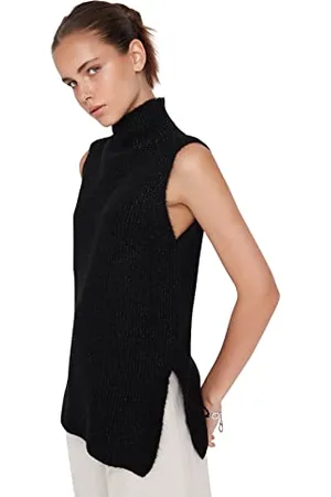 Trendyol Damen Half Fisherman Neck Knitwear Sweater, , S EU