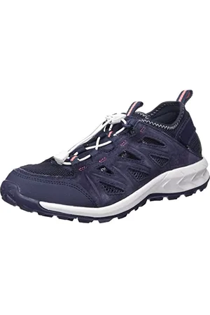 Jack Wolfskin Damen Woodland 2 Hybrid Low W Sneaker, Dark Blue/Pink, 37 EU