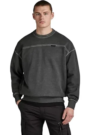 G-Star RAW Herren Garment Dyed Loose Sweatshirt, , L