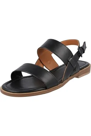 ESPRIT Damen Riemchen Sandale, Schwarz, 36 EU