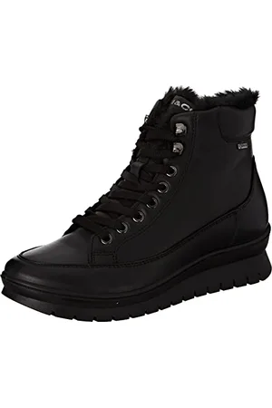 IGI&CO Damen Women Kia GTX Winter Boots Leather Modische Stiefel, Orange/Schwarz, 35 EU