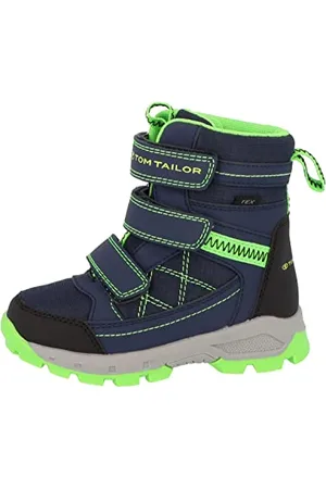 TOM TAILOR 4270403 Schneestiefel, Navy-Green, 30 EU