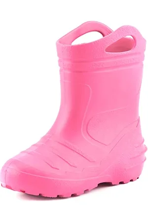 Ladeheid Gummistiefel Kinder federleichte Eva Regenstiefel für Mädchen und Jungen Thermo Gummistiefel gefüttert KL051 ( , 23 EU)