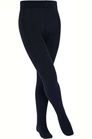 ESPRIT Unisex Kinder Strumpfhose Foot Logo K Ti Baumwolle dick einfarbig 1 Stück, , 110-116