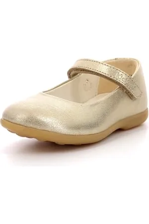 Kickers Jungen Mädchen Ambellie Ballerinas, Beige Champagner, 24 EU