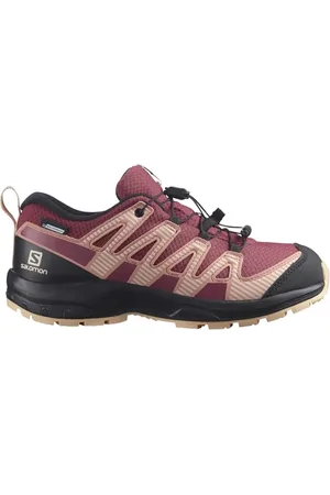 Salomon XA Pro V8 Clima Waterproof Kinder Outdoor-Schuhe, Präzise Passform, Grip in jedem Gelände, Sportlicher Look, Earth Red, 33
