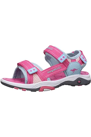 KangaROOS Damen K-Leni Kira Sandale, Blue Sky/Daisy pink, 36 EU