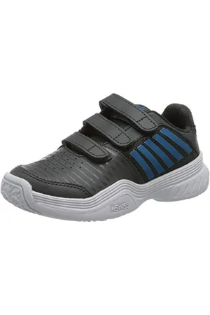 K-Swiss Performance Court Express Strap Omni Tennisschuh, Dark Shadow/White/Swedish Blue, 28 EU