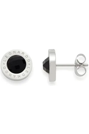 Leonardo Damen Ohrstecker Matrix Edelstahl/silberfarben Glas Schliff Facette 010022