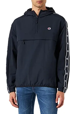 Champion Herren Legacy Outdoor Coated Woven Nylon Tape Logo Hooded Jacke, , L