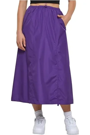 Urban classics Damen TB6095-Ladies Ripstop Parachute Midi Skirt Rock, , 4XL