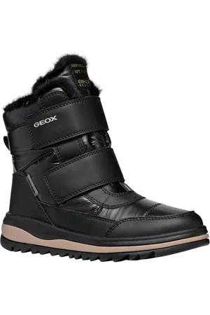 Geox J ADELHIDE Girl B AB Snow Boot, Black, 33 EU