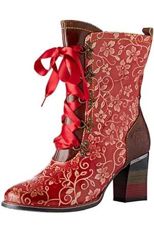 LAURA VITA Mädchen GECEKO 04 Stiefeletten, Rot (Rouge Rouge)