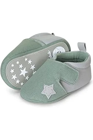 Sterntaler Baby Unisex Krabbelschuhe Baby Babykrabbelschuh - Krabbelschuhe Baby, Baby Schuhe, Krabbel Schuhe - mit Gummisohle - , 23-24