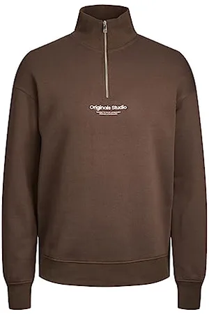 JACK & JONES JORVESTERBRO Sweat Quarter Zip HN SN