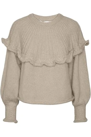 Pieces® PCSIKKA LS Oneck Knit BC
