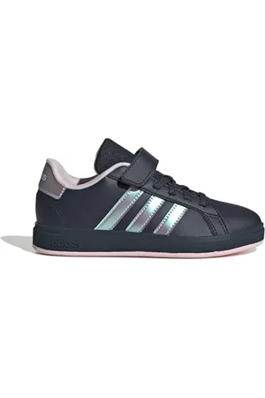 adidas Grand Court 2.0 Shoes Children Tennisschuhe, AURINK/IRIDESCEN/CLEARPINK, 30.5 EU