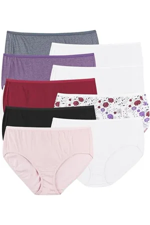 Hanes Damen Cool Comfort Cotton Brief 10-Pack Slip, , 36 (10er Pack)