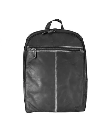 ARRIGO BELLO Büffelleder Rucksack Lederrucksack für Laptops bis 15.6 Zoll Laptop