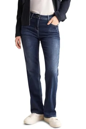 CECIL Damen B378530 Bootcut Jeans, , 32W / 28L EU