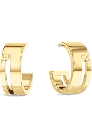 Calvin Klein Ohrstecker für Damen Kollektion GEOMETRIC ESSENTIALS aus Edelstahl und Gelbgold