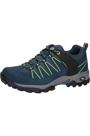 BRUTTING Herren Mount Pinos Low Trekkingsschuhe, Marine/Lemon, 47 EU