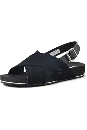 Timberland Damen Malibu Waves Basic Sandal, Schwarz, 39.5 EU