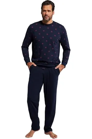 JP 1880 Herren i maven, todelt længde, elastisk kant, lange bukser, op til 8Xl Pyjamaset, , 4XL EU