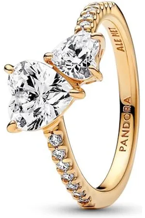 PANDORA Double Heart Sparkling Ring 161198C01-50