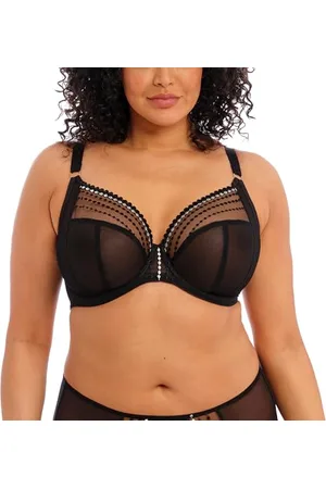 Elomi Damen Plus Size Matilda Underwire Plunge Bra BH, schwarz, 85E