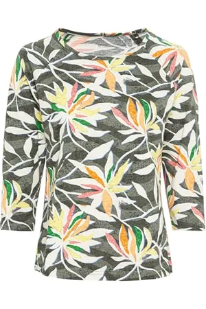 Camel Active Damen Jersey T-Shirt mit Allover-Print Womenswear-XXL