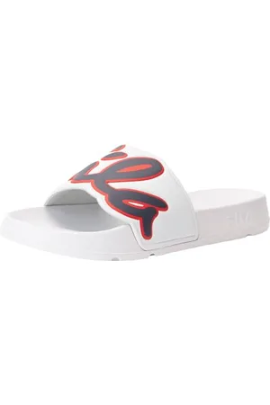 Fila Damen SCRITTO Slipper wmn Slide Sandal, White Navy, 39 EU