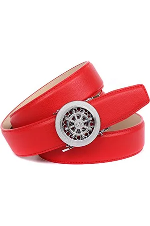 Anthoni Crown Damen Ledergürtel Gürtel, , 90