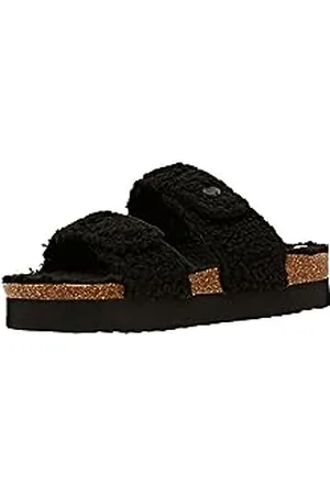 ESPRIT Bequemer Damen Hausschuh, 001 Black, 36 EU