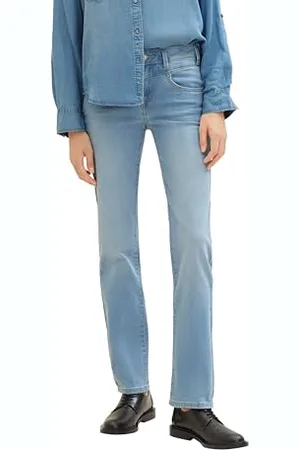 TOM TAILOR Damen Alexa Straight Jeans, , 25/30
