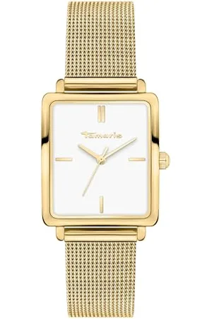 Tamaris Damen Analog Quarz Uhr mit Edelstahl Armband TT-0184-MQ