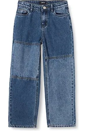 NAME IT Mädchen NLFIZZAPADGE DNM HW Straight Pant Jeans, , 176