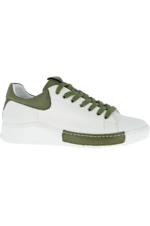 Charlotte Of Sweden Damen Sneaker, weiß/Oliv, 37 EU