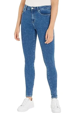 Tommy Hilfiger Damen Jeans Skinny Fit, Blau (Eve), 28W / 28L
