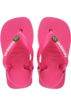 Havaianas Unisex Baby Brasil Logo II Sandale, Rose, 21 EU